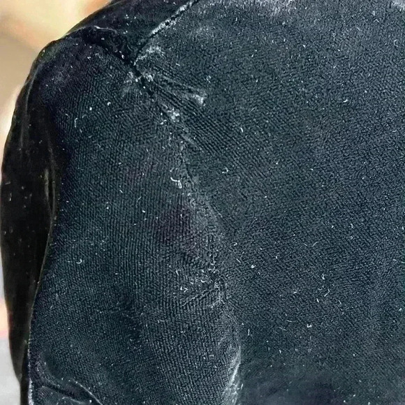 Vintage 50s 60s black velvet cropped bolero no size see measurements - Picture 5 of 5